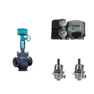 De China (roestvrij staal) regelklep gebruikt Masoneilan SVI2-21123121 Valve Positioner En Fisher SR5 Sanitaire Regulator