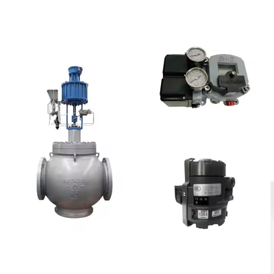 De klep van koolstofstaal gebruikt Masoneilan SVI2-21123111 Klep positioner en Emerson Fisher846 elektrische omvormers