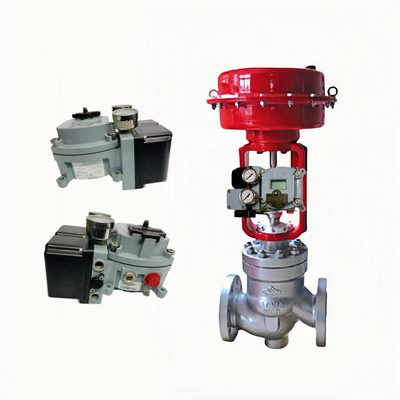 China Control Valve Met Masoneilan SVI2-21123111 Valve Positioner En Emerson Fisher 67DR Drukverlagende Valve