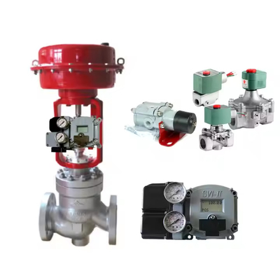 Chinese klep geavanceerde roestvrij staal koolstof top lichaam controle klep met Masoneilan SVI2 klep positioner