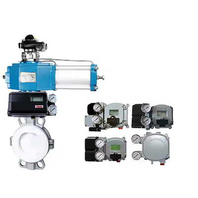 Chinese merk Butterfly On-Off Valve met Masoneilan SVI2-21113111 En TS700 Korea Valve Positioner Manufacturer Tissin