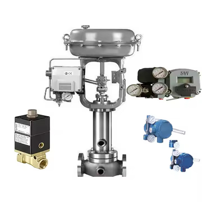 Chinese Valve Double Port Valve Geavanceerd Roestvrij staal Carbon Top Body Met Masoneilan SVI2 Valve Positioner
