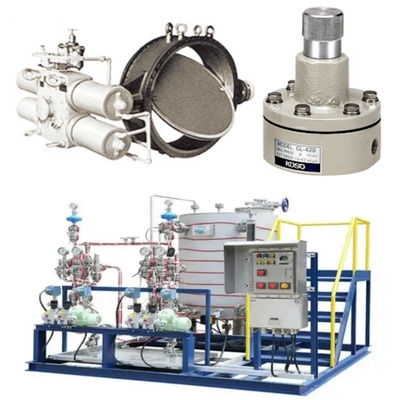 Stroomregelklep Skid uitgerust met KOSO 710C-regelklep 7300RA-cilinder PRF400-filterdrukverlagend klep