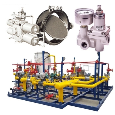 Stroomregelklep Skid uitgerust met KOSO 710C-regelklep 7300RA-cilinder PRF400-filterdrukverlagend klep