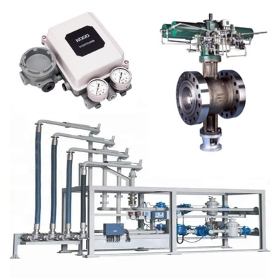 Valve Switching Skid Met KOSO 210C/220C/230C Ball Valve 6300RB Actuator En EP801 Valve Positioner PRF310 Luchtfilter
