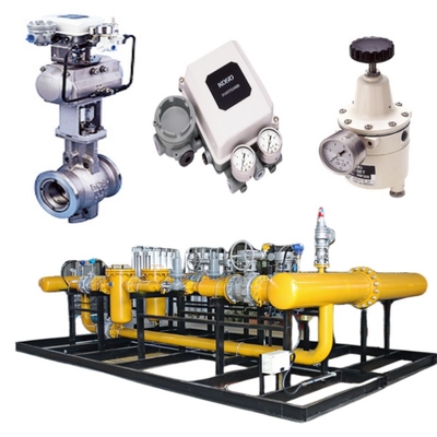 Valve Switching Skid Met KOSO 210C/220C/230C Ball Valve 6300RB Actuator En EP801 Valve Positioner PRF310 Luchtfilter