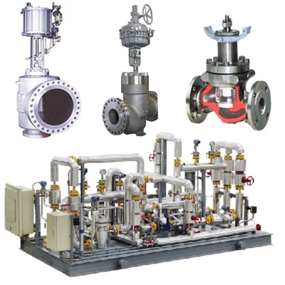 Stroomregelaar Valve Skid Uitgerust Met KOSO Valves 500M/500D En 5200LA/6300LA Pneumatische Actuatoren EP800 Valve Positioners