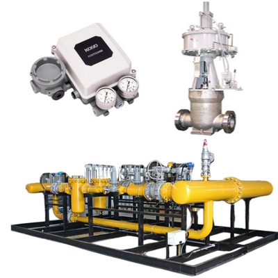 Stroomregelklep Skid And KOSO 400H Control Valve 5200LA/6100LA Pneumatische actuator EP800 Positioner CL420/CL523 Lock Valve