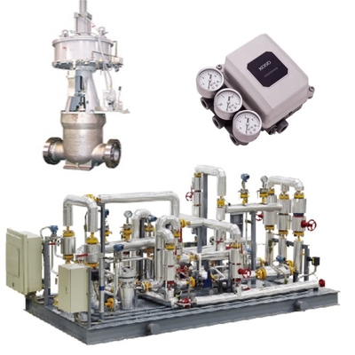 Stroomregelklep Skid And KOSO 400H Control Valve 5200LA/6100LA Pneumatische actuator EP800 Positioner CL420/CL523 Lock Valve