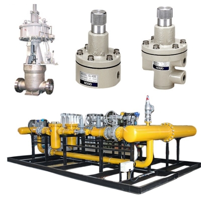 Stroomregelklep Skid And KOSO 400H Control Valve 5200LA/6100LA Pneumatische actuator EP800 Positioner CL420/CL523 Lock Valve
