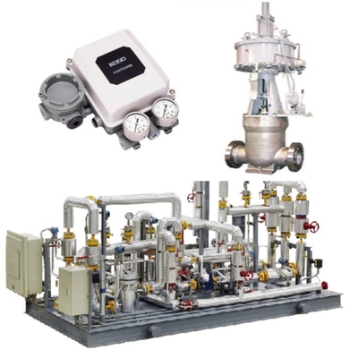 Stroomregelklep Skid And KOSO 400H Control Valve 5200LA/6100LA Pneumatische actuator EP800 Positioner CL420/CL523 Lock Valve