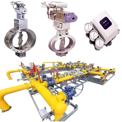 Druk- en stroomregelaarschuif- en KOSO-kleppen met 6300RA/6300RB/5200LA pneumatische actuatoren met EPA800/EPB800 CL420/CL523 sluitkleppen