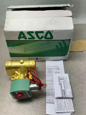 ASCO 3/8 2/2 Way Positioner Solenoïde Valve Messing en roestvrij staal