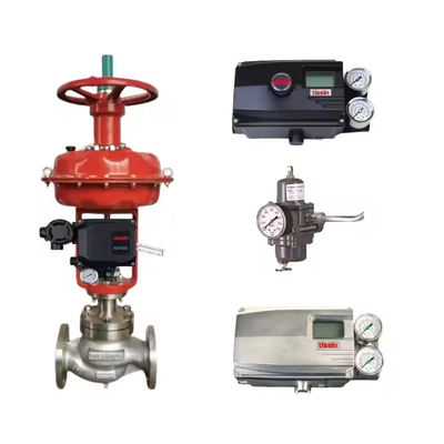 Voorraad leverancier Tissin klep positioner TS600 TS800 SMC filter regulator met Chinese actuator als Control Valves