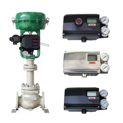 Voorraad leverancier Tissin klep positioner TS600 TS800 SMC filter regulator met Chinese actuator als Control Valves