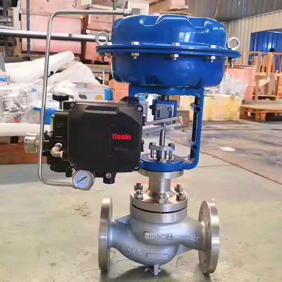 Voorraad leverancier Tissin klep positioner TS600 TS800 SMC filter regulator met Chinese actuator als Control Valves