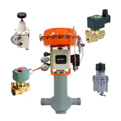 Voorraad leverancier KOSO 800 serie Elektro-pneumatische Valve Positioner Met ASCO Solenoid Valve In Stock