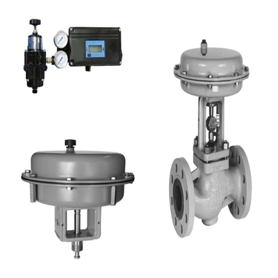 Samson 3241 globe klep en 3271 pneumatische actuator, uitgerust met binnenlands geproduceerde hoogwaardige klep positioner