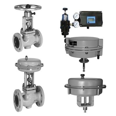 Samson 3241 globe klep en 3271 pneumatische actuator, uitgerust met binnenlands geproduceerde hoogwaardige klep positioner
