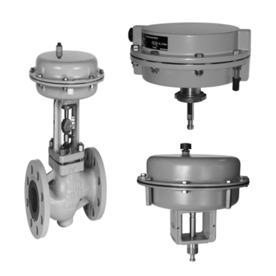 Samson 3241 globe klep en 3271 pneumatische actuator, uitgerust met binnenlandse productie klep positioner