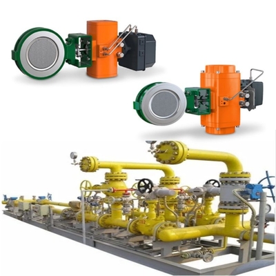 Fisher Butterfly Valve met Bettis pneumatische actuator en DVC6200 controller