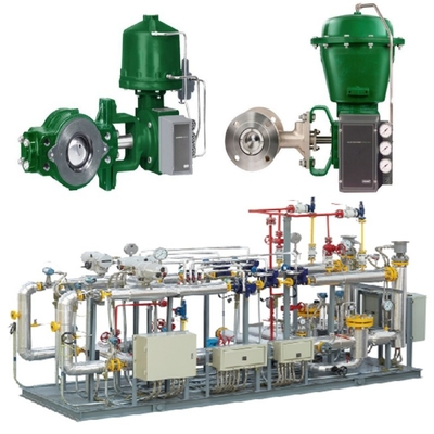 Valve Switching Skid met Fisher V250 Control Valve met 1061 Pneumatic Actuator 3610/3620J/3620JP Valve Positioner
