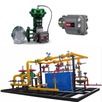 Valve Switching Skid Uitgerust Met Een Fisher 8560 Valve Met 1052 Actuator En DVC6000 Series Digitale Valve Controller