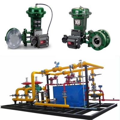 Valve Switching Skid Uitgerust Met Een Fisher 8560 Valve Met 1052 Actuator En DVC6000 Series Digitale Valve Controller