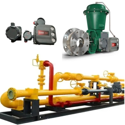 De schakelaar is uitgerust met een Fisher 2052 actuator en een DVC6200 digitale klepcontroller.
