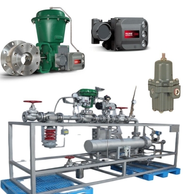 De schakelaar is uitgerust met een Fisher 2052 actuator en een DVC6200 digitale klepcontroller.