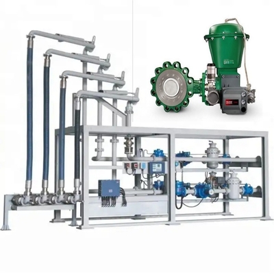 Stroomregelaar Valve Skid Met EMERSON Fisher A11 Butterfly Valve 2052 Actuator DVC6200 Positioner 67CF Spanningsregelaar