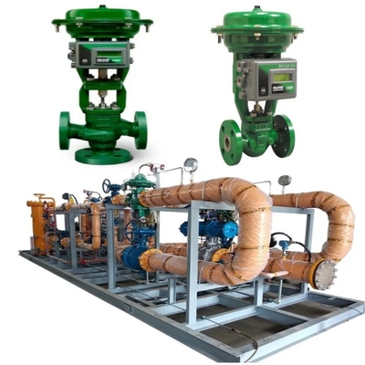Stroomregelaar Valve Skid Met EMERSON Fisher GX Control Valve And Actuator Met DVC6200/DVC2000 Valve Positioner