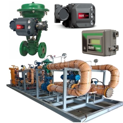 Stroomregelaar Valve Skid Met EMERSON Fisher GX Control Valve And Actuator Met DVC6200/DVC2000 Valve Positioner