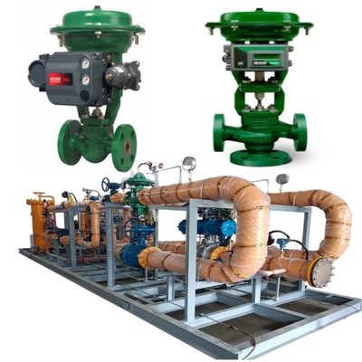 Stroomregelaar Valve Skid Met EMERSON Fisher GX Control Valve And Actuator Met DVC6200/DVC2000 Valve Positioner