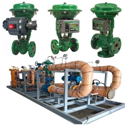 Stroomregelaar Valve Skid Met EMERSON Fisher GX Control Valve And Actuator Met DVC6200/DVC2000 Valve Positioner