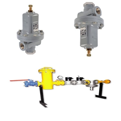 Valve Switching Skid uitgerust met veiligheidskleppen van de Fisher MR98/MR98L/MR98H-serie en WIKA-drukmeters