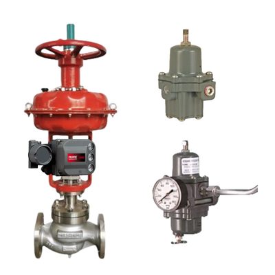 Fisher 67C regelgevers en Chinese besturingsklep uitgerust met Fisher DVC6200 DVC2000 DVC510si Intelligent Valve Positioner