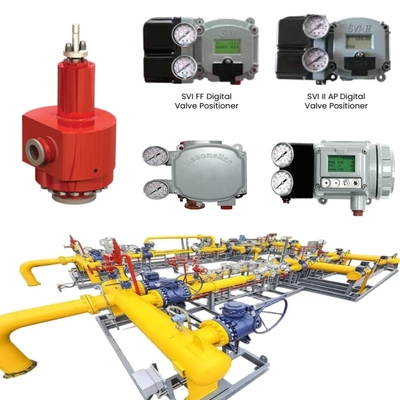 Flanged Control Valve Samson PN1.6~42MPa ANSI 150~2500LB Met Koniek of O Ring Zit DN15~DN600