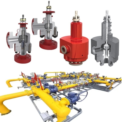 Flanged Control Valve Samson PN1.6~42MPa ANSI 150~2500LB Met Koniek of O Ring Zit DN15~DN600