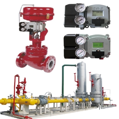 Masoneilan 41005 Drukregulator Flanged Stroomregelaar Valve Met SVI-2/SVI-3 Actuatoren