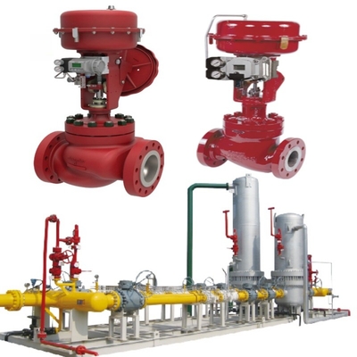 Masoneilan 41005 Drukregulator Flanged Stroomregelaar Valve Met SVI-2/SVI-3 Actuatoren