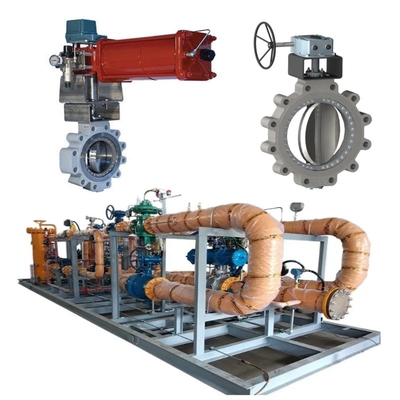 Valve Switching Skid Masoneilan 33000 Roestvrij staal vlinderklep SVI1000 SVI II SVI3 Valve Positioner BR200 BR400 Versterker