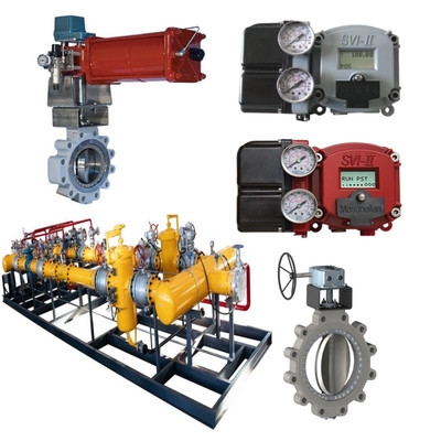 Valve Switching Skid Masoneilan 33000 Roestvrij staal vlinderklep SVI1000 SVI II SVI3 Valve Positioner BR200 BR400 Versterker