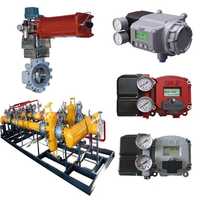 Valve Switching Skid Masoneilan 33000 Roestvrij staal vlinderklep SVI1000 SVI II SVI3 Valve Positioner BR200 BR400 Versterker