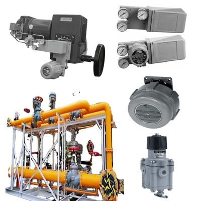 Natuurgasklep Skid Masoneilan 37002 Serie Vlinderbesturingsklep SVI2 SVI3 4700E Kleppositionair 496 Roterende schakelaar