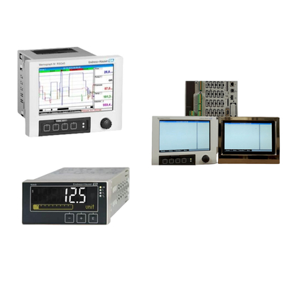 Skid - Mount Data And Energy Manager met maximaal 20 analoge / HART-invoeringen en 14 digitale invoeringen Endress+Hauser Memograph M RSG45