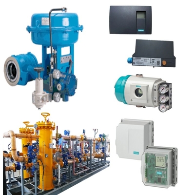 Excentrische roterende regelklep met Siemens 6DR5010 Valve Positioner voor precieze vloeistofregeling