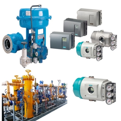 Excentrische roterende regelklep met Siemens 6DR5010 Valve Positioner voor precieze vloeistofregeling