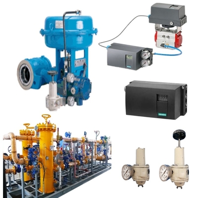 Excentrische roterende regelklep met Siemens 6DR5010 Valve Positioner voor precieze vloeistofregeling