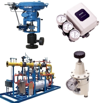 Flanged Pneumatic Control Valve Positioner met 4-20 MA Signal -196 tot 400\u00b0C